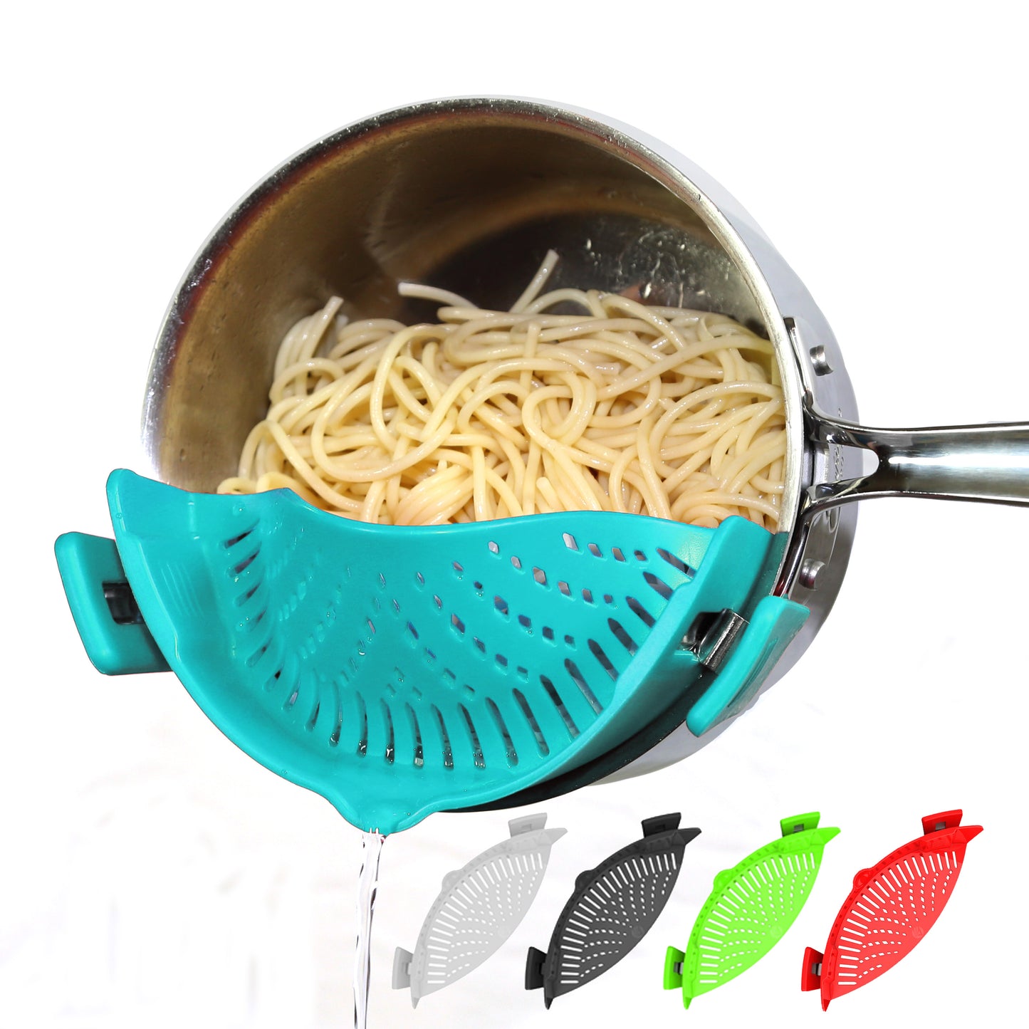Easy Cooking With This Adjustable Silicone Pot Strainer And Pasta